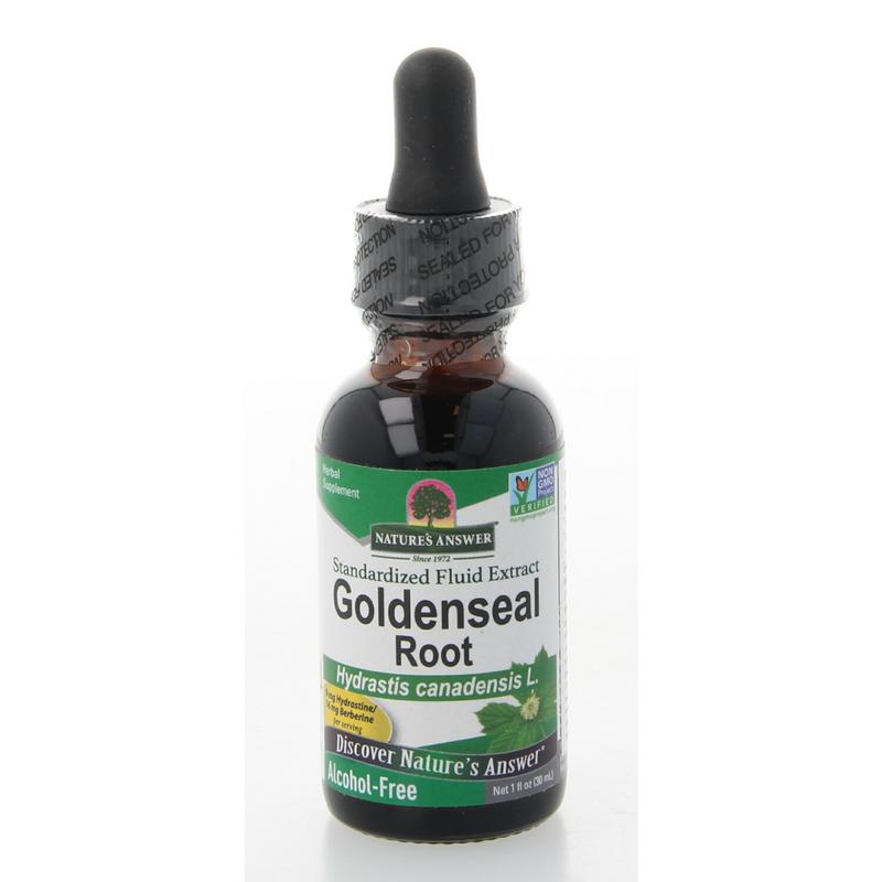 Natures Answer Canadese geelwortel extract alcoholvrij 30.00 Milliliter
