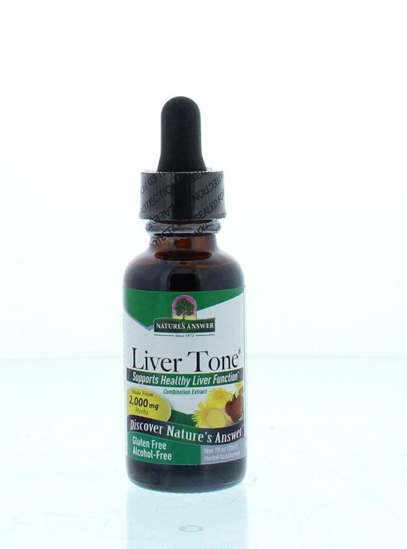 Natures Answer Livertone lever tonicum extract alcoholvrij 30.00 Milliliter