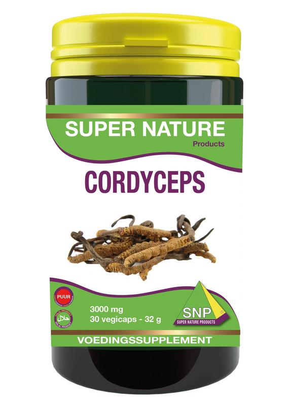 SNP Cordyceps extra forte 3000mg puur 30.00 Vegetarische capsules
