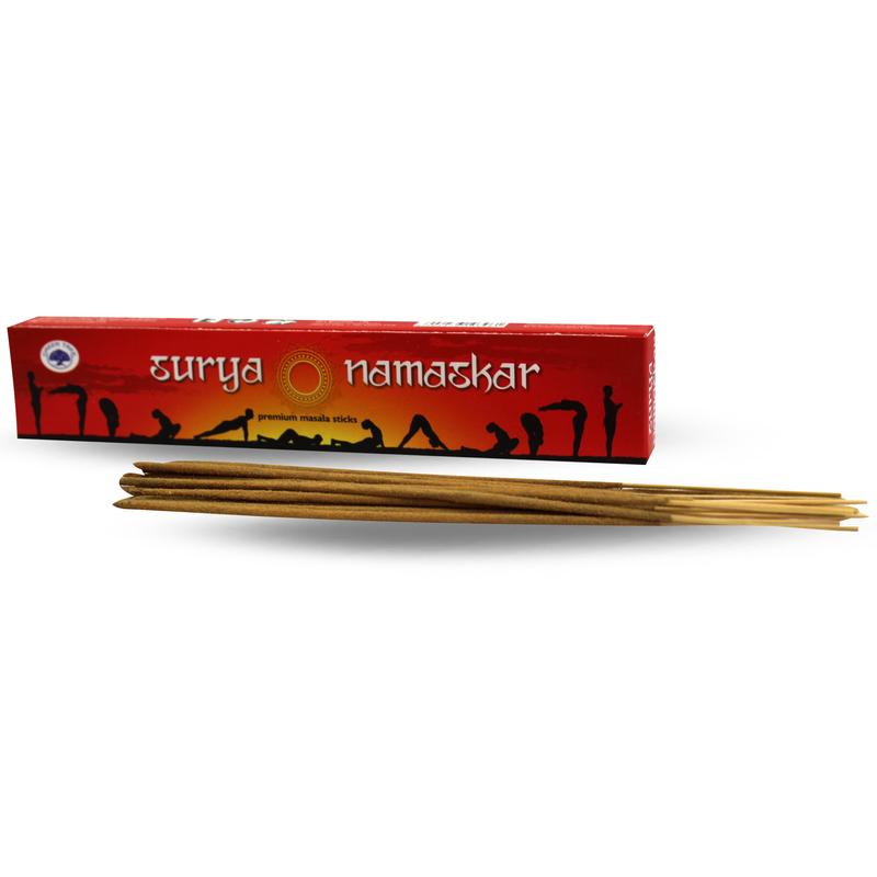 Green Tree Wierookstokjes surya namaskar 15.00 Gram