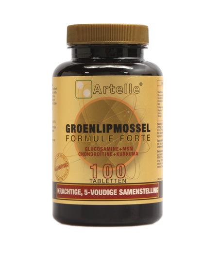 Artelle Groenlipmossel formule forte 100.00 Tabletten