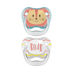 Dr. Brown's Fopspeen prevent animal faces F1 blauw 2.00 Stuks