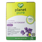 Planet Pure Wasmiddel vloeibaar universeel lavendel 3 Liter