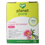 Planet Pure Wasmiddel vloeibaar universeel wild rose 3.00 Liter