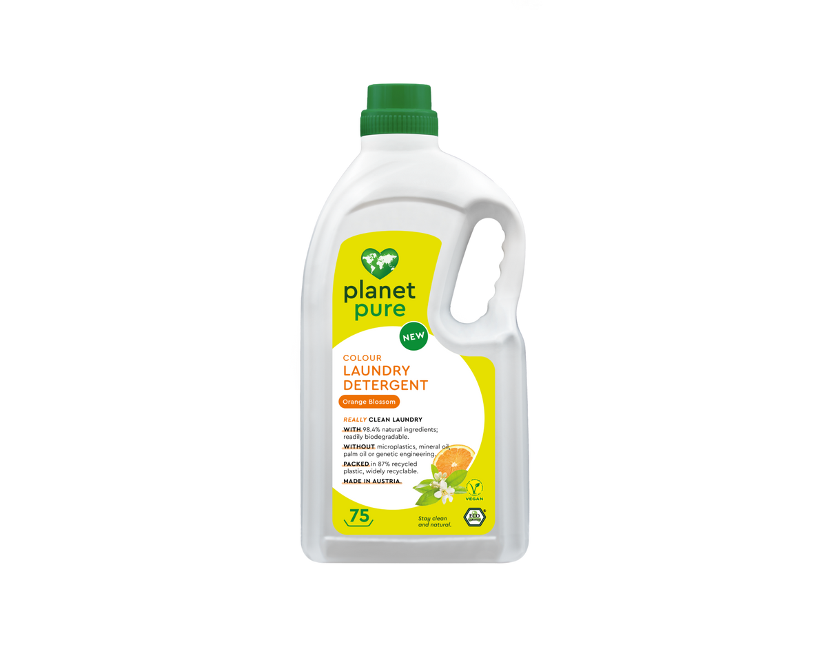 Planet Pure Wasmiddel vloeibaar gekleurde was orange 3.00 Liter