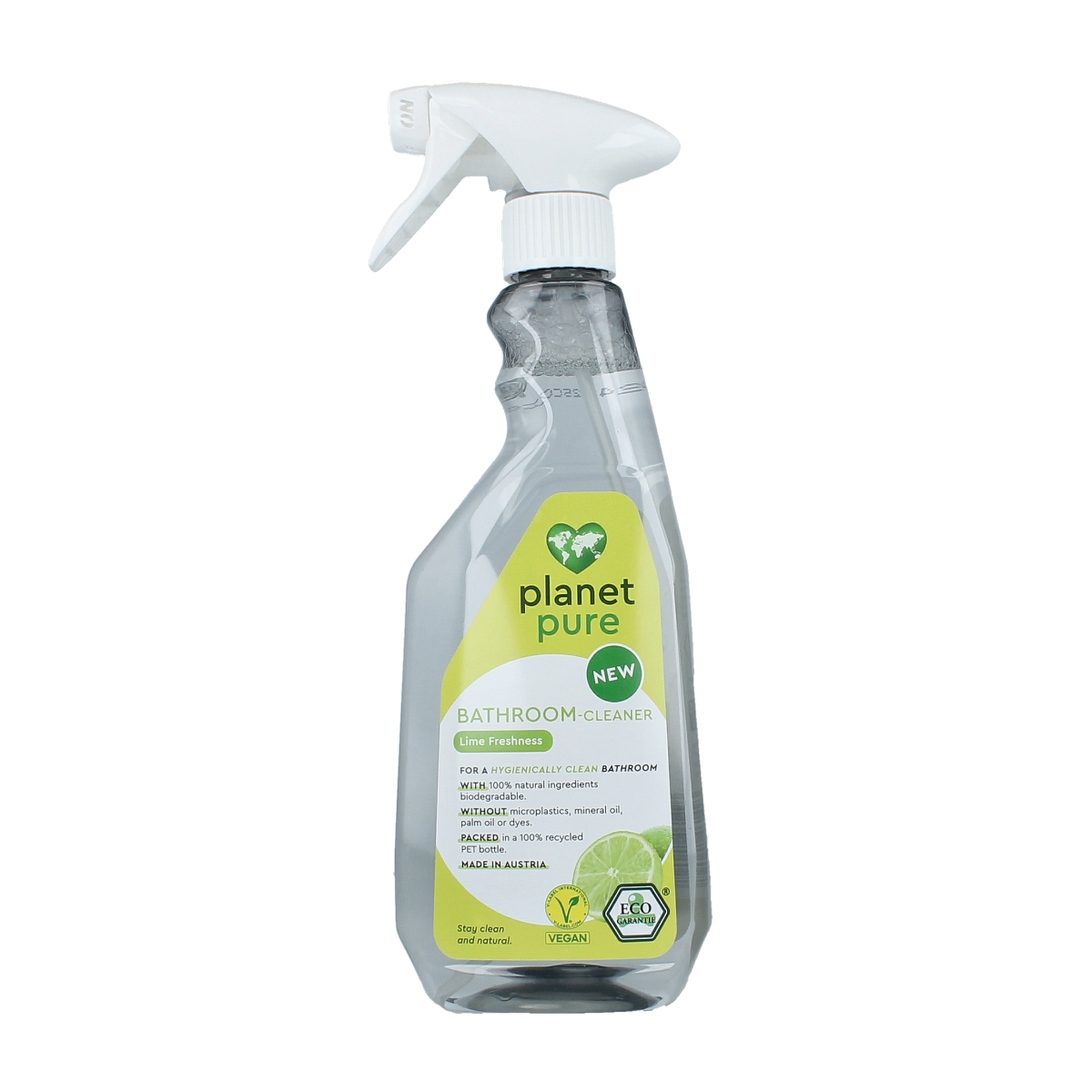 Planet Pure Badkamer reiniger lime 500.00 Milliliter