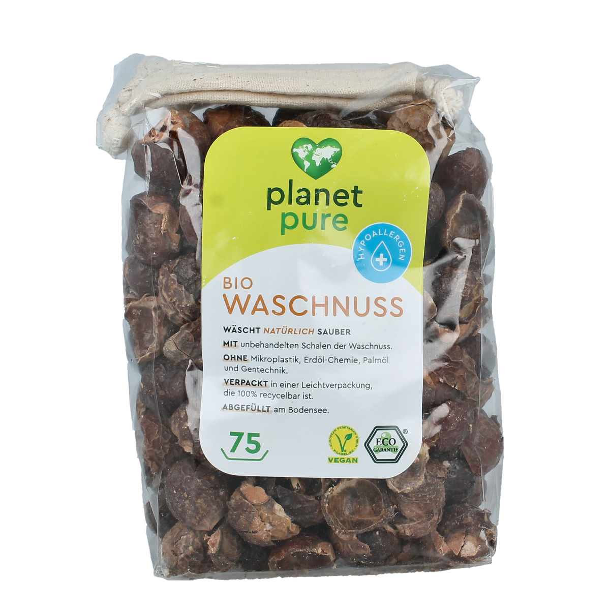 Planet Pure Zeepnoten natuurlijk 350.00 Gram