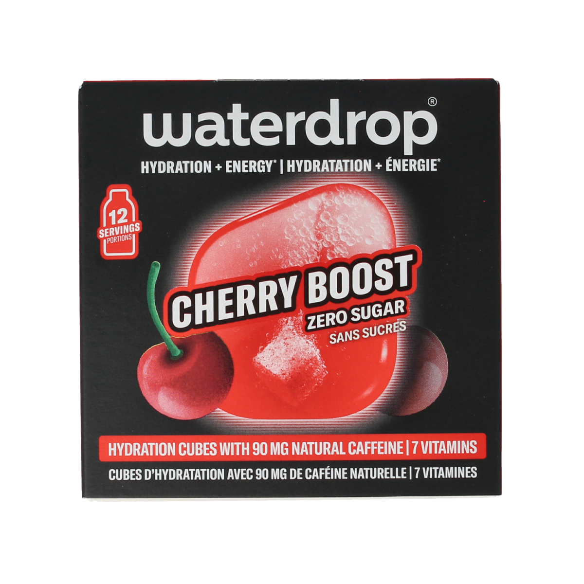Waterdrop  Microenergy cherry boost 12.00 Stuks