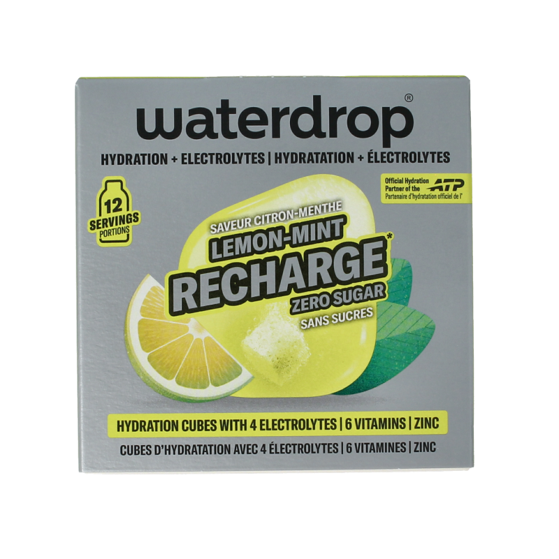 Waterdrop  Microlyte lemon mint 12 Stuks