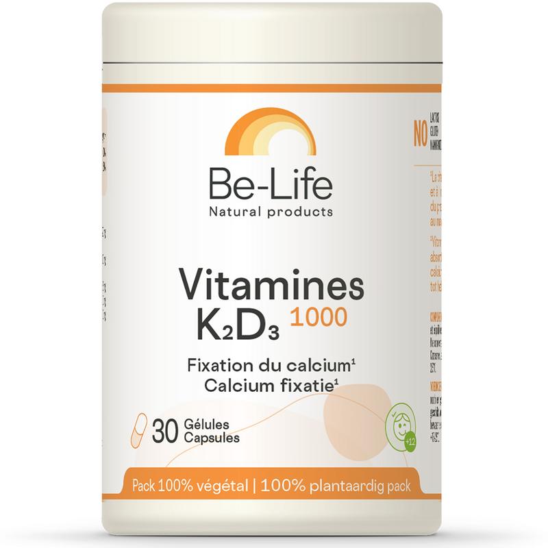 Be-Life Vitamine K2-D3 1000 30.00 Capsules