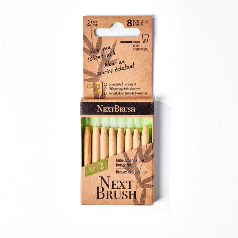 Nextbrush Bamboe interdentale ragers ISO 2 8.00 Stuks