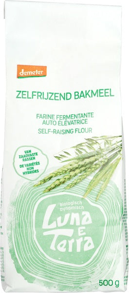 Luna E Terra Zelfrijzend bakmeel demeter bio 500.00 Gram