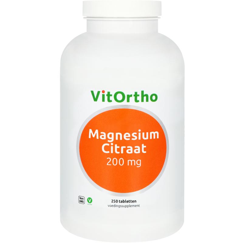 VitOrtho Magnesium citraat 200 mg 250.00 Tabletten