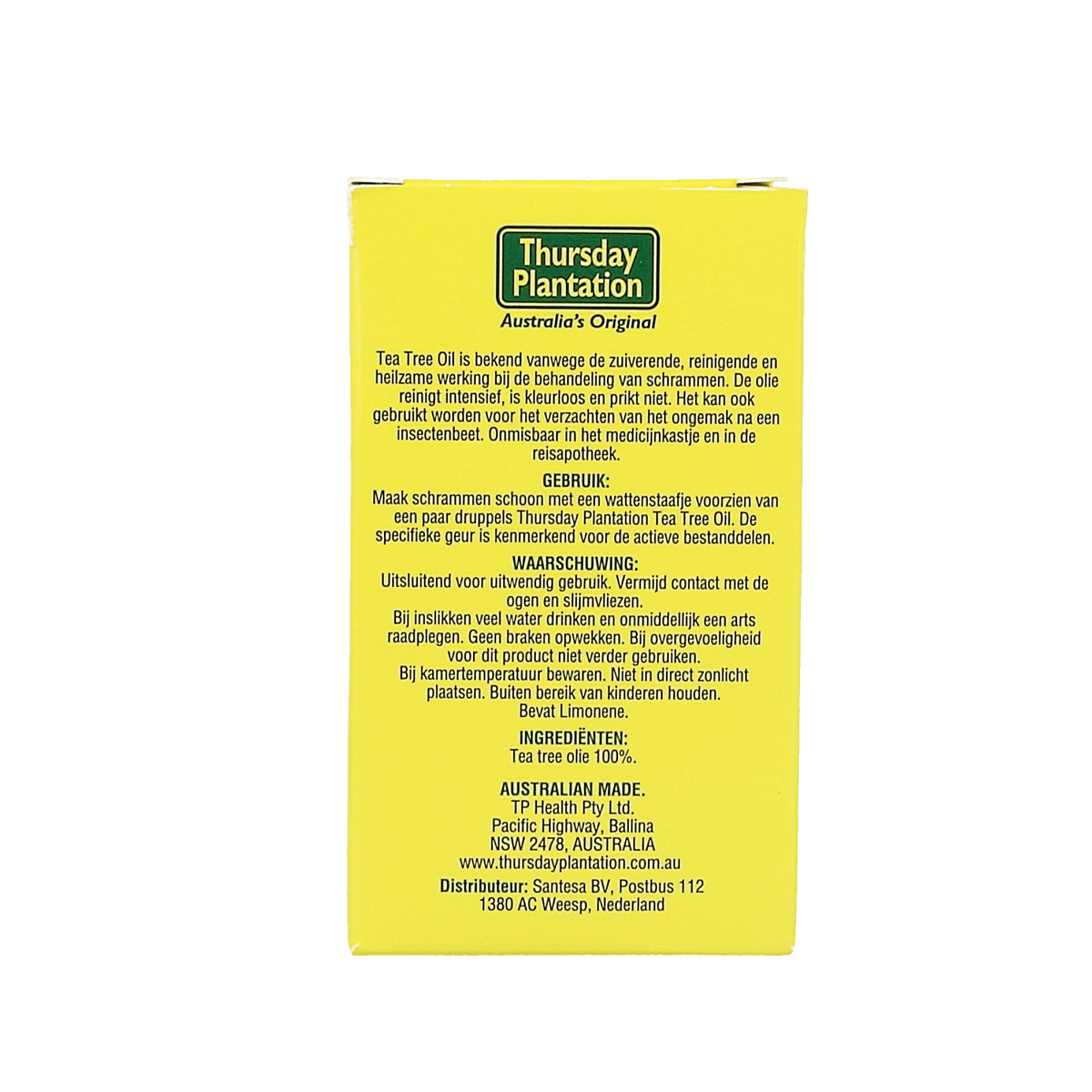 Thursday Plant Tea tree oil 10.00 Milliliter