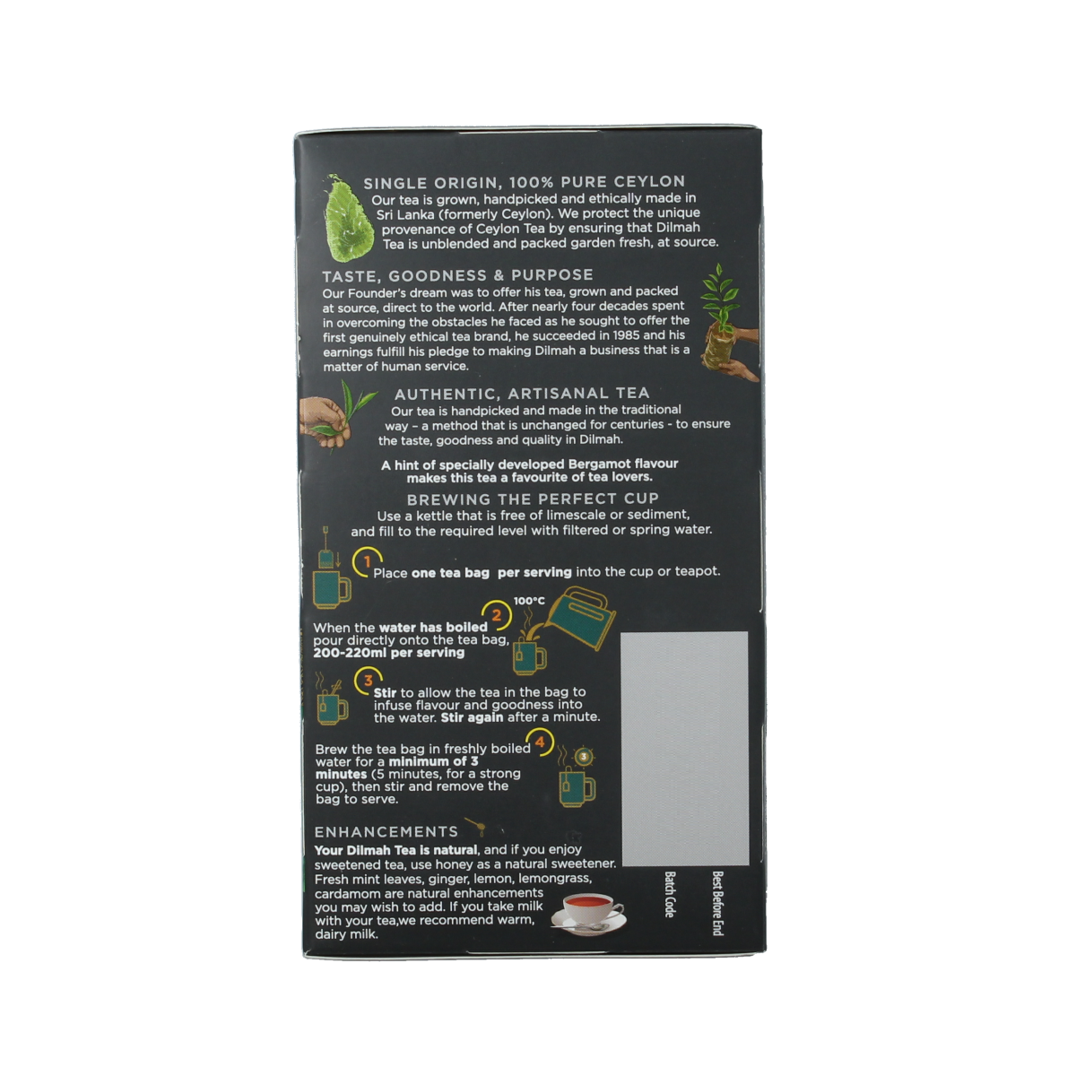 Dilmah Earl grey classic 25.00 Zakjes