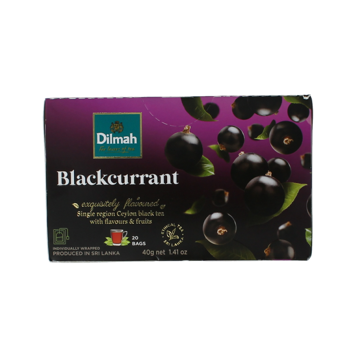 Dilmah Blackcurrant fun tea 20.00 Zakjes