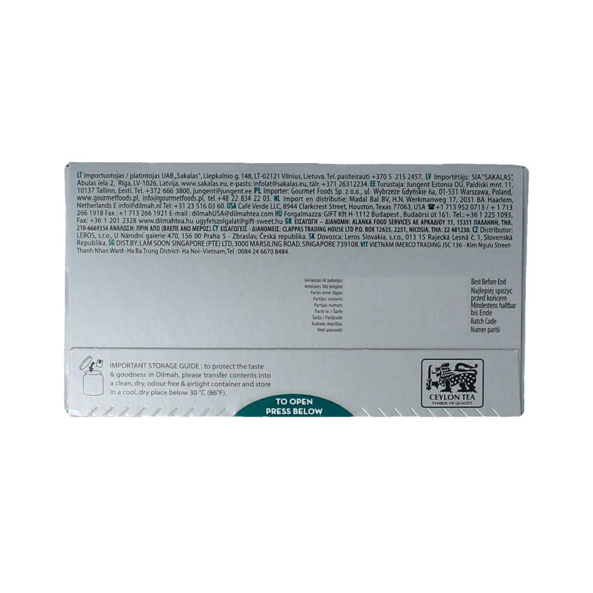 Dilmah Lemon fun tea 20.00 Zakjes