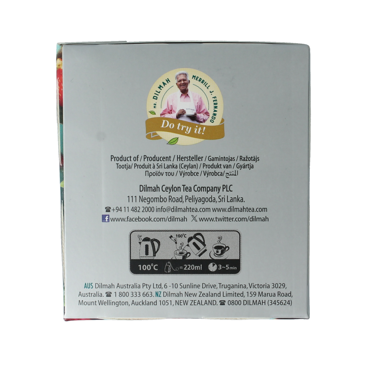 Dilmah Forest berry fun tea 20.00 Zakjes