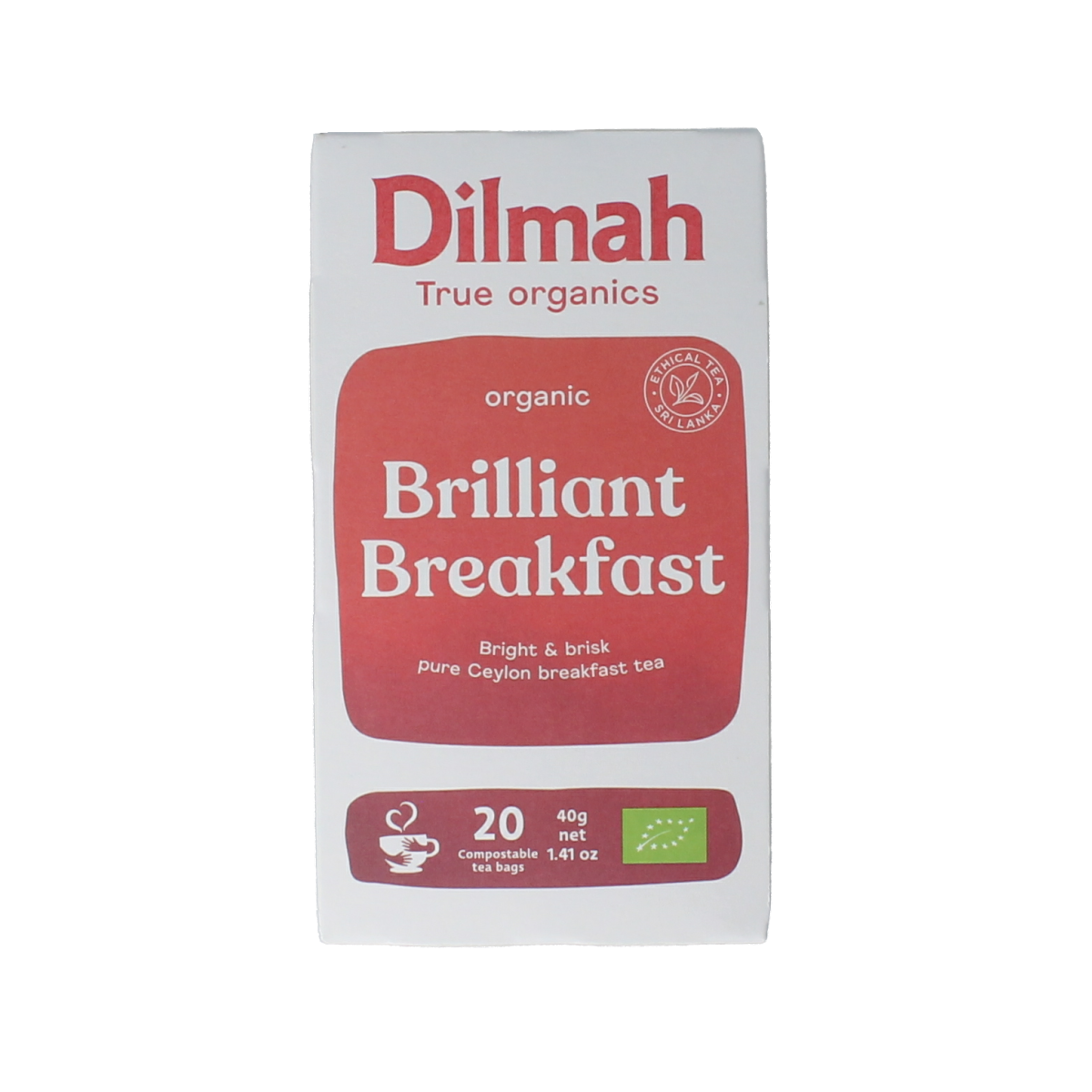 Dilmah Brilliant breakfast tea bio 20.00 Zakjes