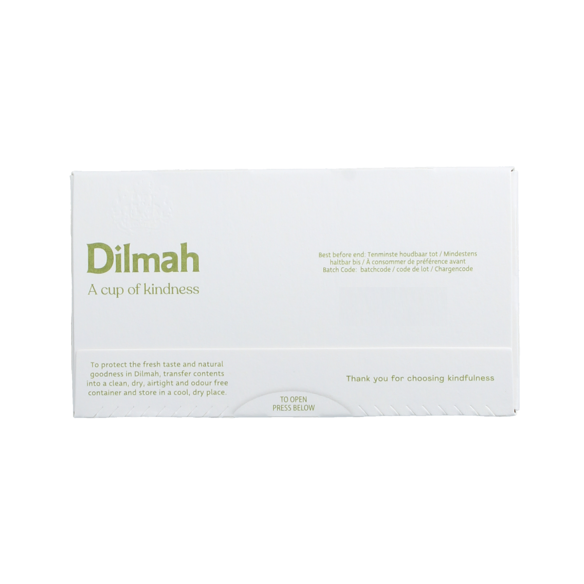 Dilmah Green tea with mint bio 20.00 Zakjes