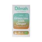 Dilmah Green tea with ginger bio 20.00 Zakjes