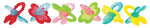 Nuby Silicone bijtring chewbies 1 Stuks