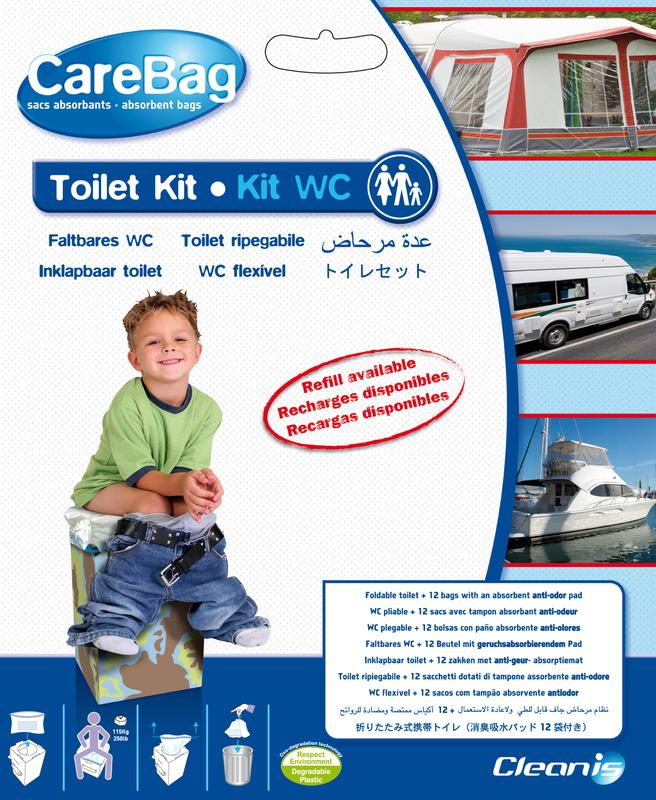 CareBag Meeneemtoilet opvouwbaar 1.00 Set