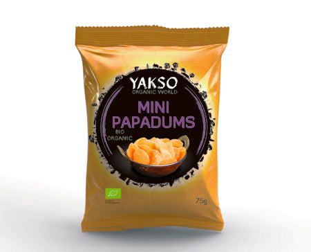 Yakso Mini papadums bio 75.00 Gram