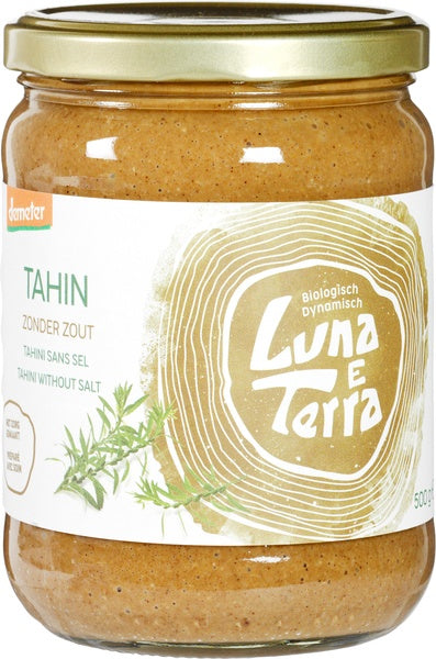 Luna E Terra Tahin zonder zout demeter bio 500.00 Gram