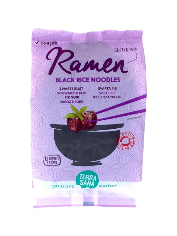 TerraSana Ramen zwarte rijst bio 280.00 Gram