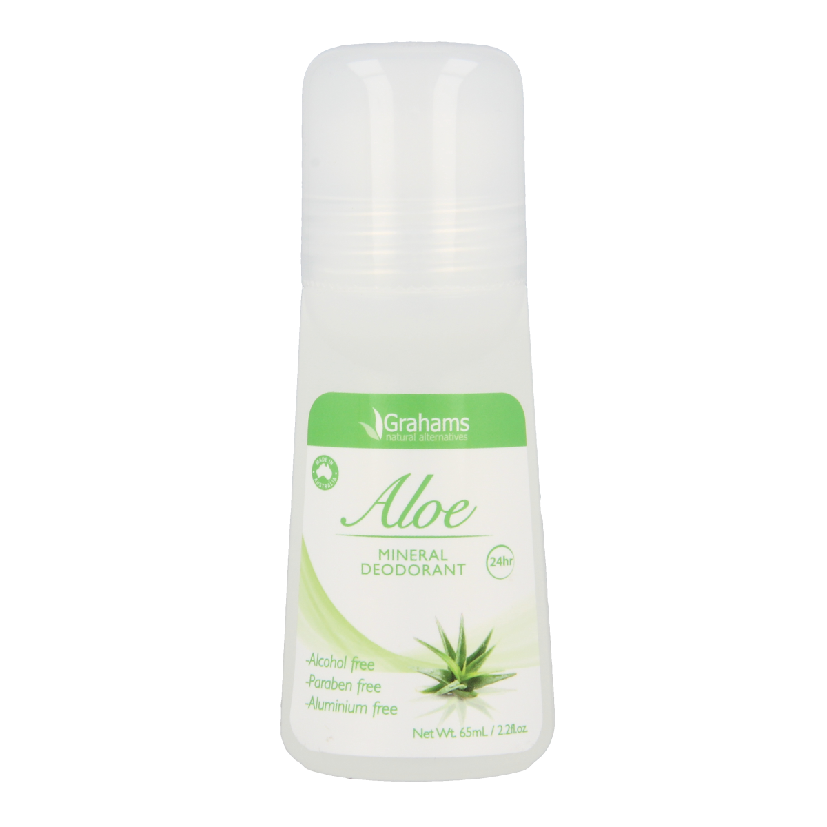 Grahams Deodorant mineral aloe 65.00 Milliliter