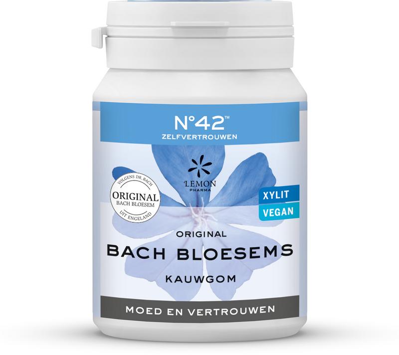 Bach Bloesem Kauwgom nr. 42 vertrouwen 60.00 Gram