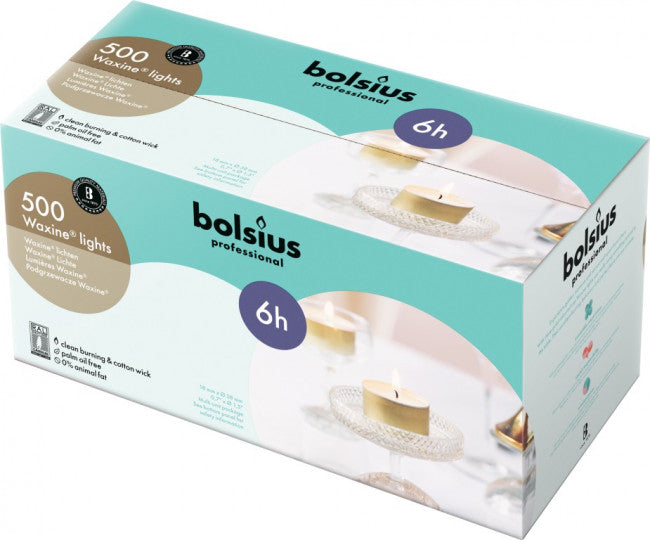 Bolsius Waxinelicht 16/38 wit 500.00 Stuks