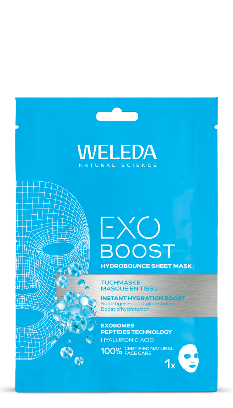 Weleda Exo boost hydrobounce sheet mask bio 20.00 Milliliter