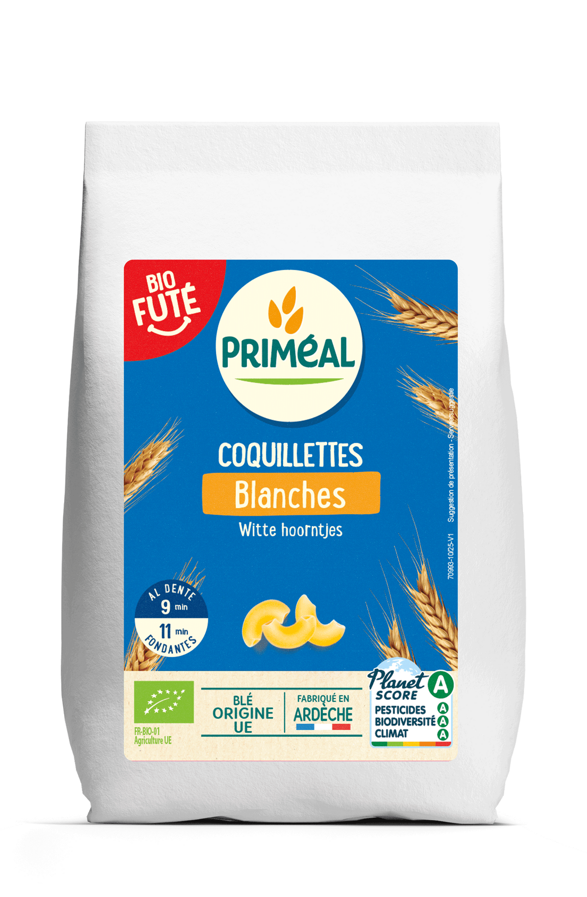 Primeal Witte macaroni elleboogjes bio 1000.00 Gram