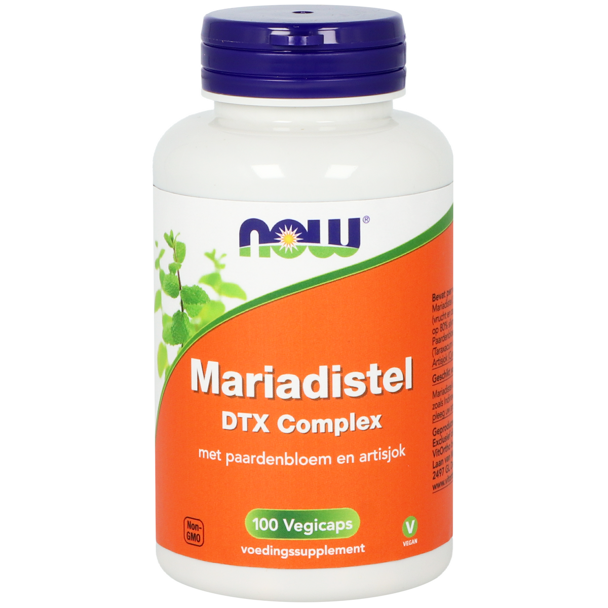 NOW Mariadistel dtx complex 100.00 Vegetarische capsules