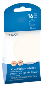 Heka Koortsblaaspatches 12mm 16.00 Stuks