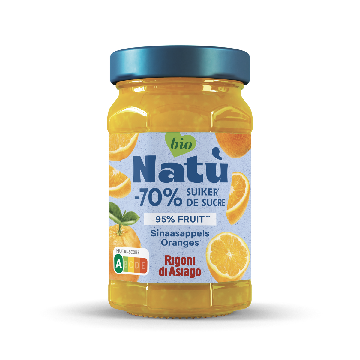 Natu Sinasappel jam -70% suiker 240.00 Gram