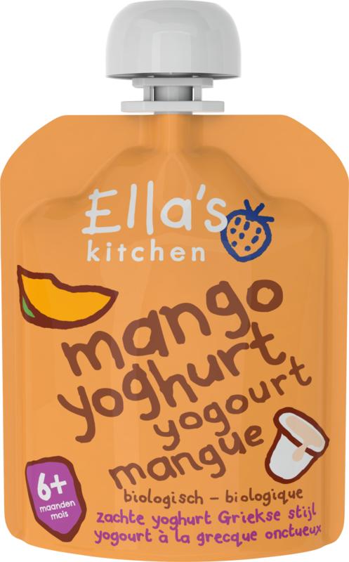 Ella's Kitchen Mango yoghurt griekse stijl 6+ maanden bio 90.00 Gram