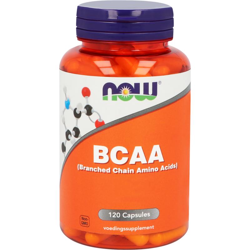 NOW BCAA (Branched Chain Amino Acids) 120.00 Vegetarische capsules