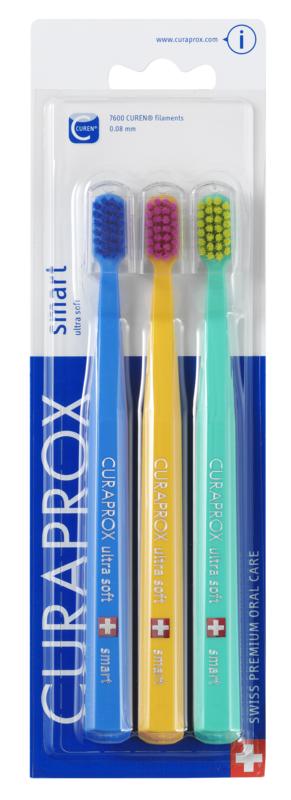 Curaprox Tandenborstel CS smart ultra soft 3-pack 3.00 Stuks