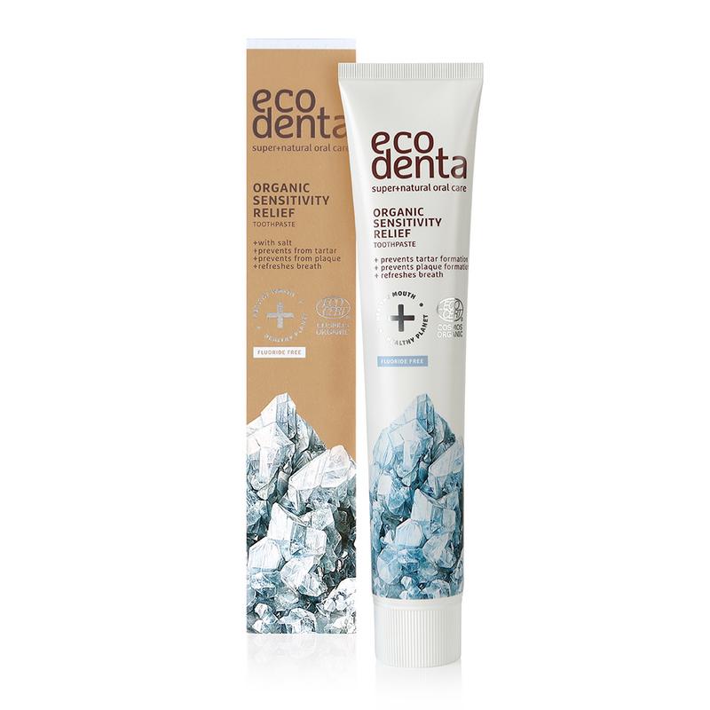 Ecodenta Tandpasta organic gevoelige tanden 75.00 Milliliter