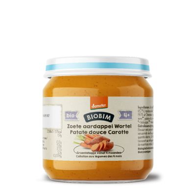 Biobim Zoete aardappel wortel 4+ maanden demeter bio 125.00 Gram