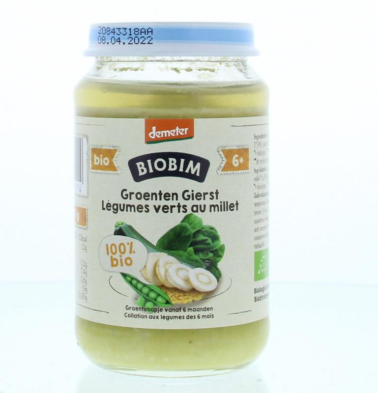 Biobim Groenten gierst 6+ maanden demeter bio 190.00 Gram