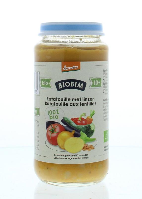 Biobim Ratatouille linzen 10+ maanden demeter bio 250.00 Gram