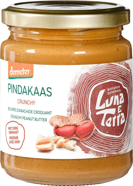 Luna E Terra Pindakaas crunchy bio 250.00 Gram