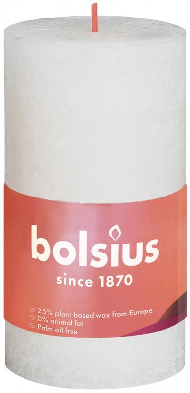 Bolsius Rustiekkaars shine 100/50 soft pearl 1.00 Stuks