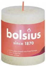 Bolsius Rustiekkaars shine 80/68 soft pearl 1.00 Stuks