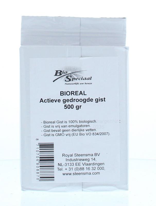 Bioreal Gist gedroogd bio 500.00 Gram