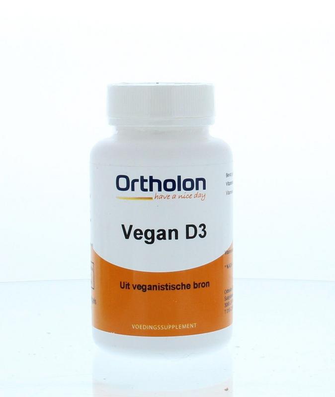 Ortholon Vegan D3 60.00 Softgels